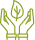 timber hands leaf icon